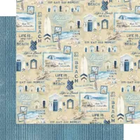 Graphic 45 The Beach is Calling 12x12 Inch Collection Pack (4502823)